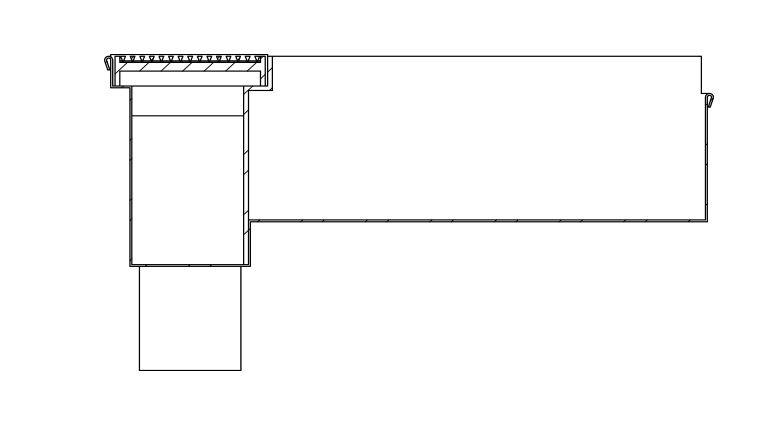 Channel drains zero threshold line drawing