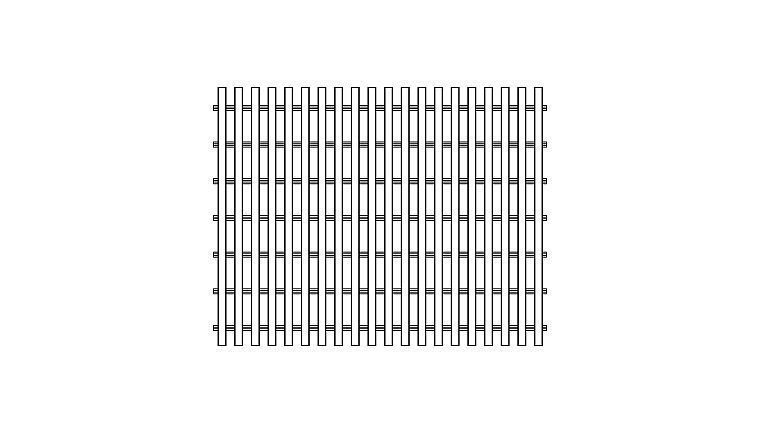 Entry mat heelguard line drawing