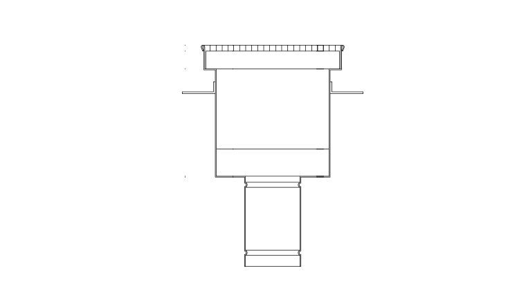 Sump inline line drawing