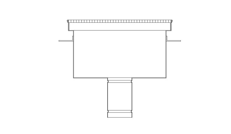 Sump standalone line drawing
