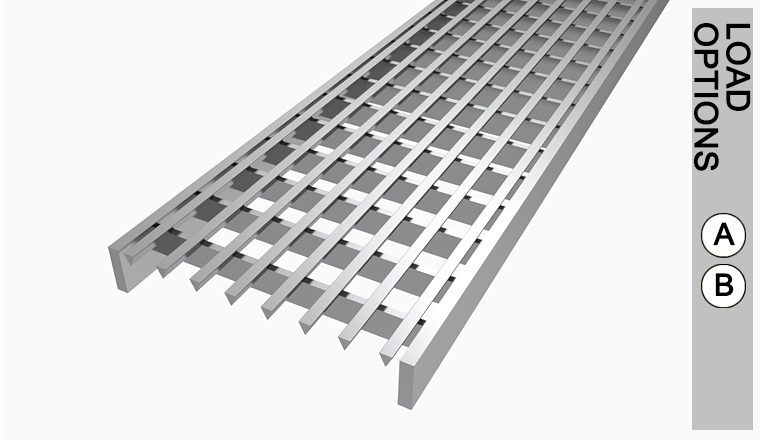 Yeti 5x10 Hiflow stainless steel grates LO